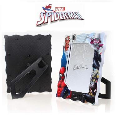 Imagem de Porta retrato 10x15 com moldura de plastico vertical - spider-man - ET