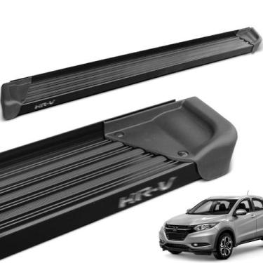 Imagem de Estribo Lateral HRV 2016 a 2021 Aluminio Preto A3 - Gtnox