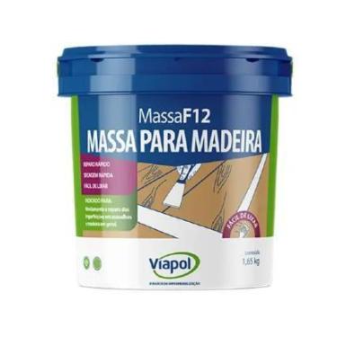 Imagem de Massa para madeira f12 viapol cerejeira 1,65kg - código 260800