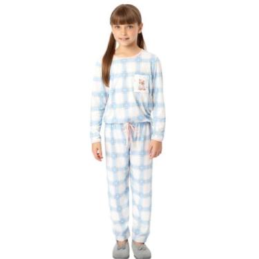 Imagem de Pijama Infantil Xadrez - Lua Cheia, 10