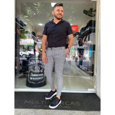 Imagem de Calça masculina adulto P-M-G - Sarja jens
