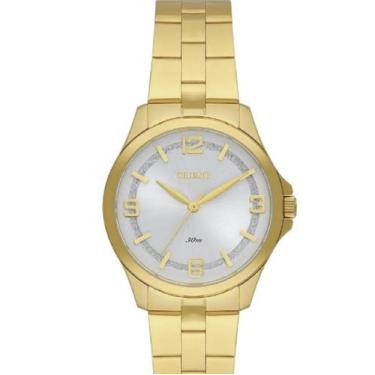 Imagem de Relógio Analógico Feminino Orient FGSS0227 S2KX, Dourado