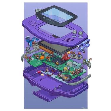 Imagem de Pôsterzine Raio-X Game Boy Advance- 50cm x 70cm Sem Dobras - editora e