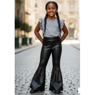 Imagem de Calça Flare Infantil Moda Menina Blogueirinha Cirré - Ateliê Vovó Mart