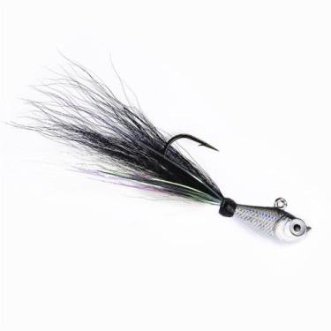 Imagem de Isca marine sports streamer jig 15gr, Streamer jig cor bw