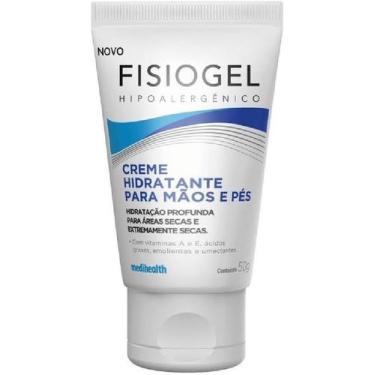 Imagem de Creme Hidratante para Mãos e Pés Fisiogel Hipoalergênico 50g