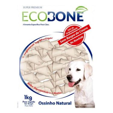 Imagem de Ossinho de Cachorro Natural 100% Vegetal Nó 4/5 - Ecobone, 1kg