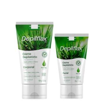 Imagem de Depilflax Creme Depilatório Corporal 100g + Facial 50g