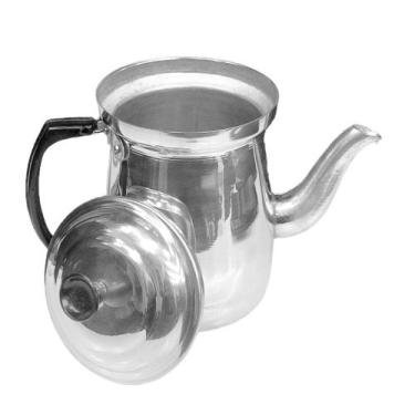Imagem de Bule Para Cafe Chá Multiuso Com Alça e Bico Alumínio N4 1100ml - Jasmi