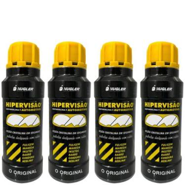 Imagem de Limpador Para-Brisa Antineblina Hipervisão 120ml Kit 4un - Kugler Braz