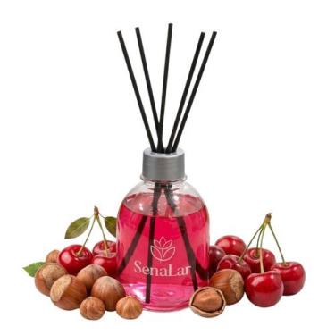 Imagem de Kit 03 Difusor de Aromas com Varetas 250ml Cereja e Avelã - Senalandia