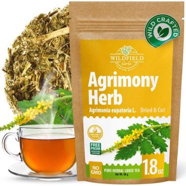 Imagem de Chá WILDFIELD HERBS Erva Agrimônia 50g Seco Cortado