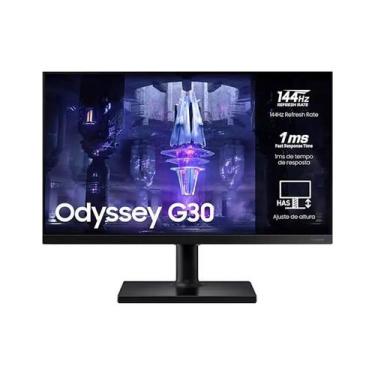 Imagem de Monitor Gamer Samsung Odyssey G30 24 LCD Full HD 144Hz FreeSync Premiu