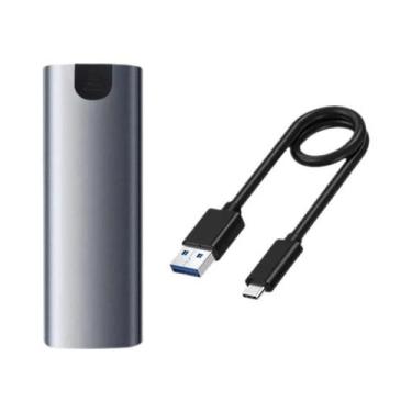 Imagem de Caixa Para Disco Rígido M.6 Tipo-C 3.1 Com Protocolo Duplo NVME NGFF S