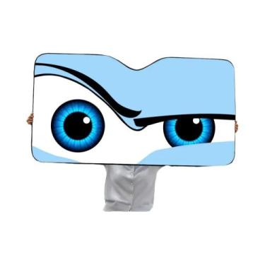 Imagem de Protetor Solar Universal Dobrável Com Olhos De Desenho Animado Engraça