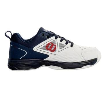 Imagem de Tênis Wilson Slice 3.0 All Court Branco - Masculino, 38, Branco, Azul