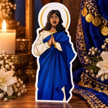 Imagem de Adesivo de Vinil Impermeável Santa Sara 10 x 13 cm - Lua Mística - 100