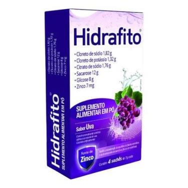 Imagem de Hidrafito Sabor Uva Com 4 Sachês De 7g Cada Uva