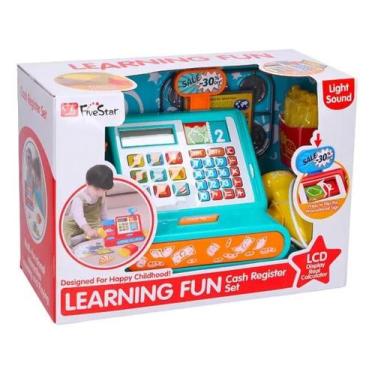 Imagem de Caixa Registradora Infantil Luz, Som Calculadora E Acessório Toys Impo