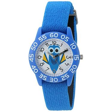 Imagem de Disney Relógio de Plástico e Nylon para Meninos 'Procurando Dory' Quartzo, Cor: Azul (Modelo: W003017)