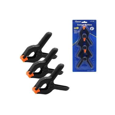 Imagem de Cartela Com 3 Grampos De Plásticos Números 2, 3 E 4