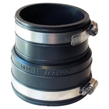 Imagem de Fernco Acoplamento Flexível de Reparo de Borracha, 7.62 cm x 7.62 cm (Diâmetro Interno), Preto, 3.03 polegadas, 1 peça, 5x5x4 polegadas, P1059-33