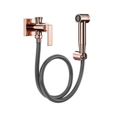 Imagem de Ducha Higiênica Docol Stillo 823730 com Registro e Derivação Cobre Polido