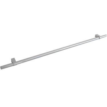 Imagem de Barra De Utensílios Suporte De Cozinha Redondo Em Aço Inox Com 75cm