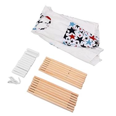 Imagem de linxiaojix Barraca infantil, prática e leve imaginação, fácil de cultivar, instalação simples, barraca de casa de brinquedo para 3 anos de idade + para ambientes internos para ambientes externos (estrela)