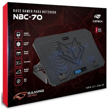 Imagem de Suporte para Notebook 15,6&quot; Gamer NBC-70BK C3 TECH Gaming