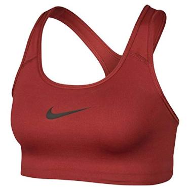 Imagem de Sutiã esportivo feminino Nike Swoosh, Macio, Cedar/Black, Small