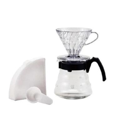 Imagem de Cafeteira Hario V60 Manual Preta De Filtro Vcnd 02