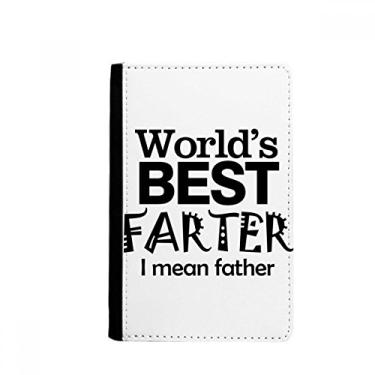 Imagem de Melhor citação dos pais porta passaporte para o dia dos pais Notecase Burse carteira porta-cartão, Multicolor