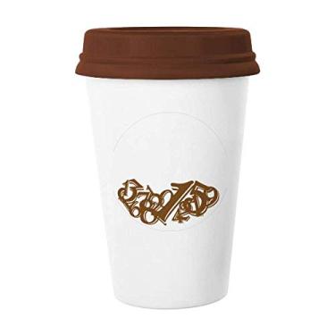 Imagem de Base digital caneca empilhada espalhada café vidro cerâmica copo tampa cerâmica cerâmica