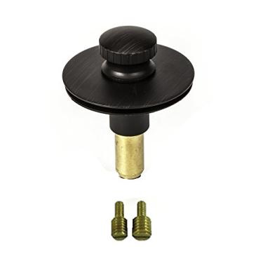 Imagem de PF WaterWorks PF0955-ORB TubSTRAIN Rolha de drenagem para banheira universal Lift n Lock (Push Pull) inclui acessórios de 3/8" e 5/16", sem apanhador de cabelo, bronze polido a óleo