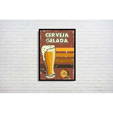 Imagem de Placa Decorativa Cerveja Molduras Marilia
