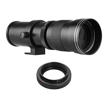 Imagem de Lente de zoom super teleobjetiva MF F / 8.3-16 420-800mm T com anel adaptador Rosca universal 1/4 compatível com câmeras Ca-non EF-Mount EOS 80D 77D 70D 60D 60Da 50D 7D 6D 5D T7i T7s T6s T6i T6