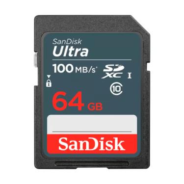 Imagem de Cartão SDXC 64GB Sandisk Ultra UHS-I 100mb/s U1 Classe 10