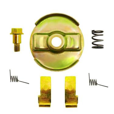 Imagem de Kit Peça Engate Metal Arranque Motor Gasolina Branco Honda Toyama 5.5HP 6.5HP 7HP