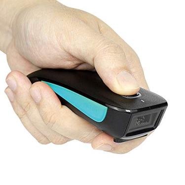 Imagem de NETUM Scanner de código de barras a laser 1D sem fio compatível com Bluetooth, leitor de código de barras USB de bolso pequeno funciona com Windows, Mac, Android, telefones iOS, tablets