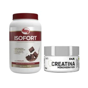Imagem de Isofort 900G Chocolate + Creatina 100G - Vitafor / Dux Nutrition