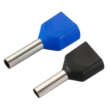 Imagem de Kit 200pç Terminal Tubular Ilhós Duplos 1,5/2,5mm Elétrico