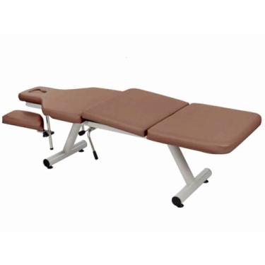 Imagem de Maca Fixa Drop com Regulagem para os Braços - Arktus - Marrom Cappuccino