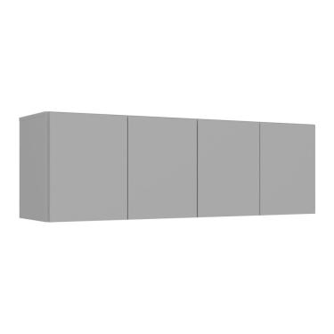 Imagem de Armário De Lavanderia Aéreo Multiuso 4 Portas Multimóveis Mp5042 Grafite Grafite