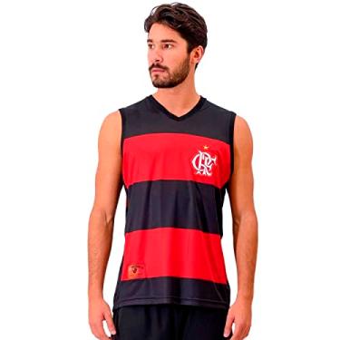 Imagem de Regata Flamengo Braziline Hoop CRF - Preto/Vermelho
