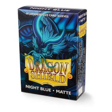 Imagem de Sleeve Dragon Shield Small Matte Night Blue Yugioh Japones