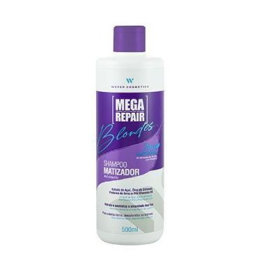 Imagem de Shampoo Matizador Mega Repair Wever Blond 500ml