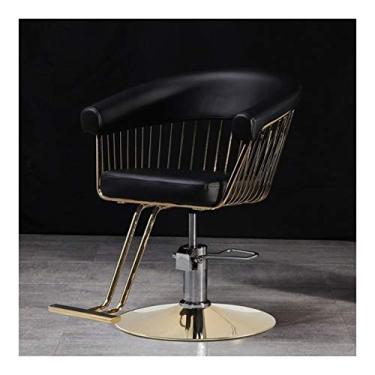 Imagem de Cadeira de salão de corte de cabelo cadeira de tatuagem cadeiras de barbeiro cadeira de barbeiro reclinável hidráulica cadeira de salão de beleza cadeira de salão de beleza (cor: B) (A)