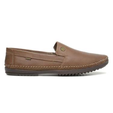 Imagem de Mocassim Free Way Masculino Logan 3 Couro Marrom