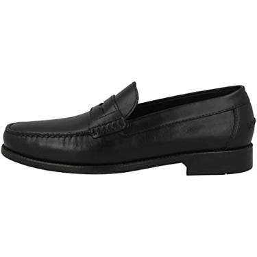 Imagem de Geox New Damon 1 Mocassim masculino sem cadarço, Preto, 9